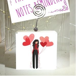 Photo stand clip Valentine Girl